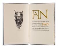 MOSER, Barry. Eight Wood Engravings on a Theme of Pan. With an Afterword by the Artist . Northampton, MA: Pennyroyal Press, 1980.