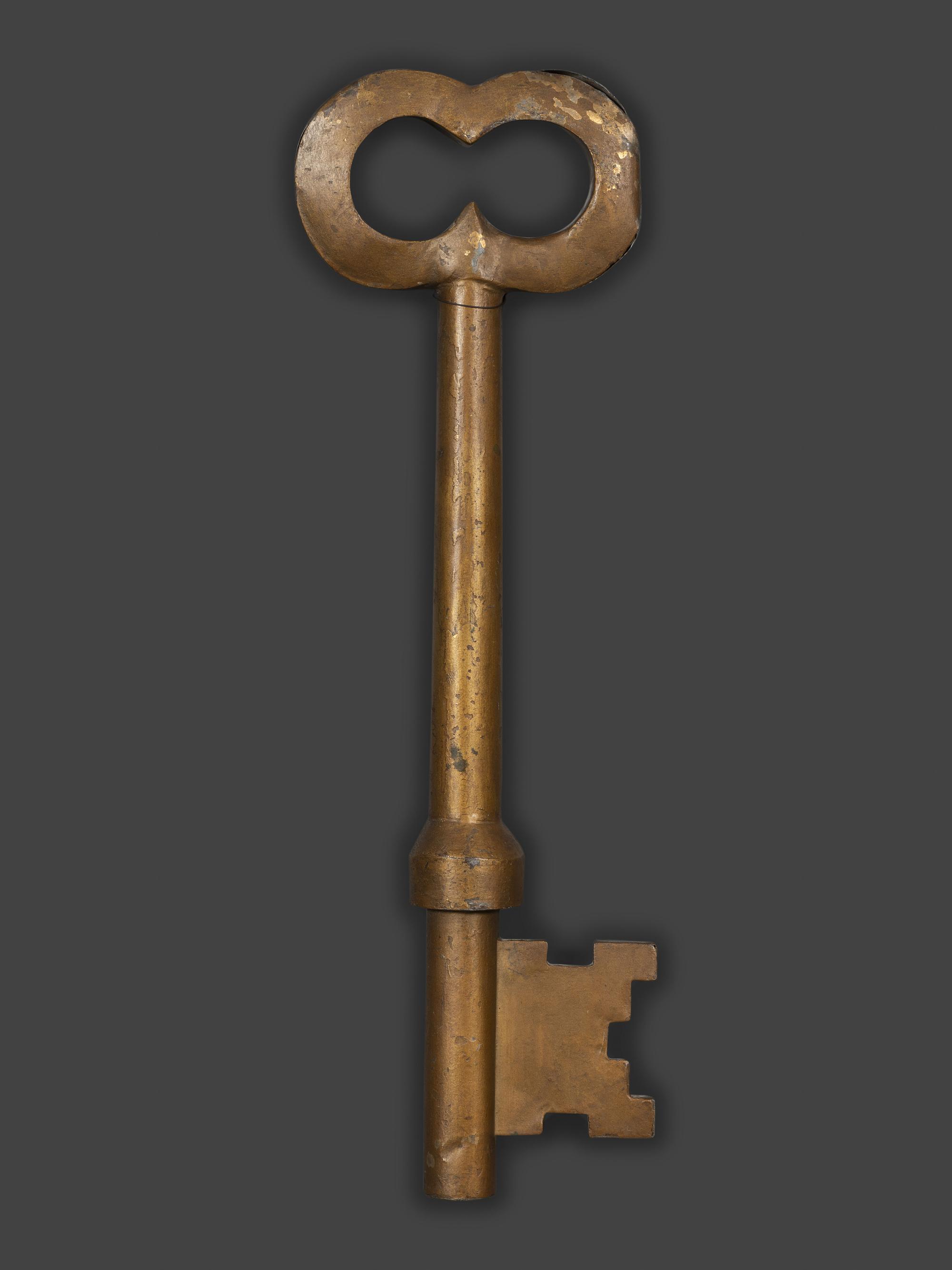 A Painted Metal Locksmith Trade Sign