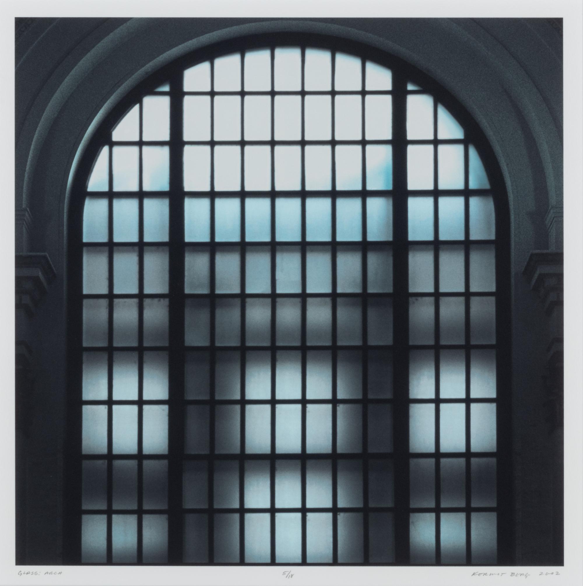 Glass: Yellow Lamps , Glass: Arch , Zodiac: Glass , Glass: Balcony and Glass Clock (A group of five works)