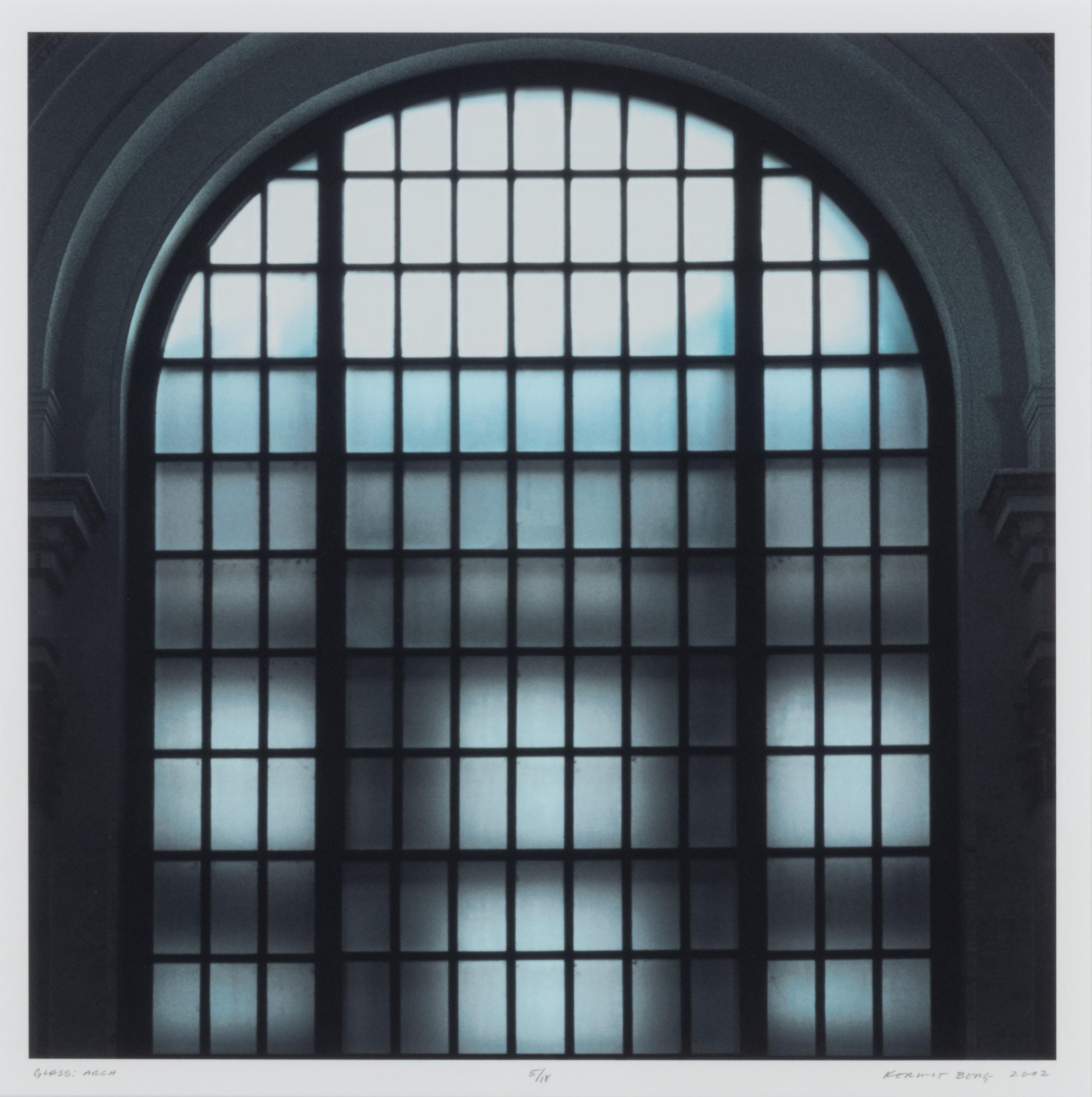 Glass: Yellow Lamps , Glass: Arch , Zodiac: Glass , Glass: Balcony and Glass Clock (A group of five works)