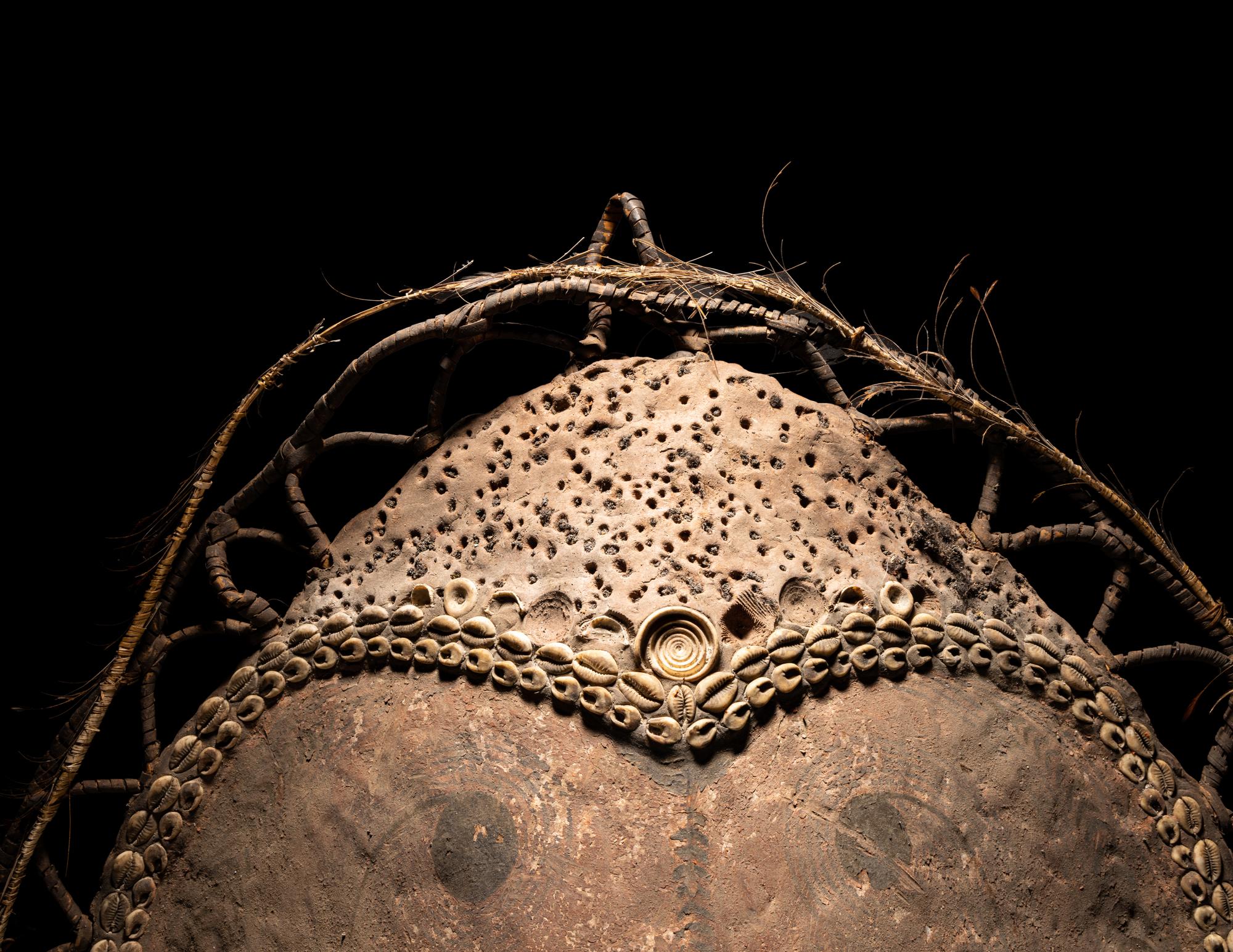 An Oceanic Turtle Shell Mask