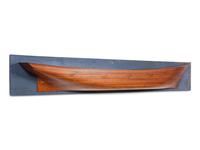 A Mounted Half Hull Model