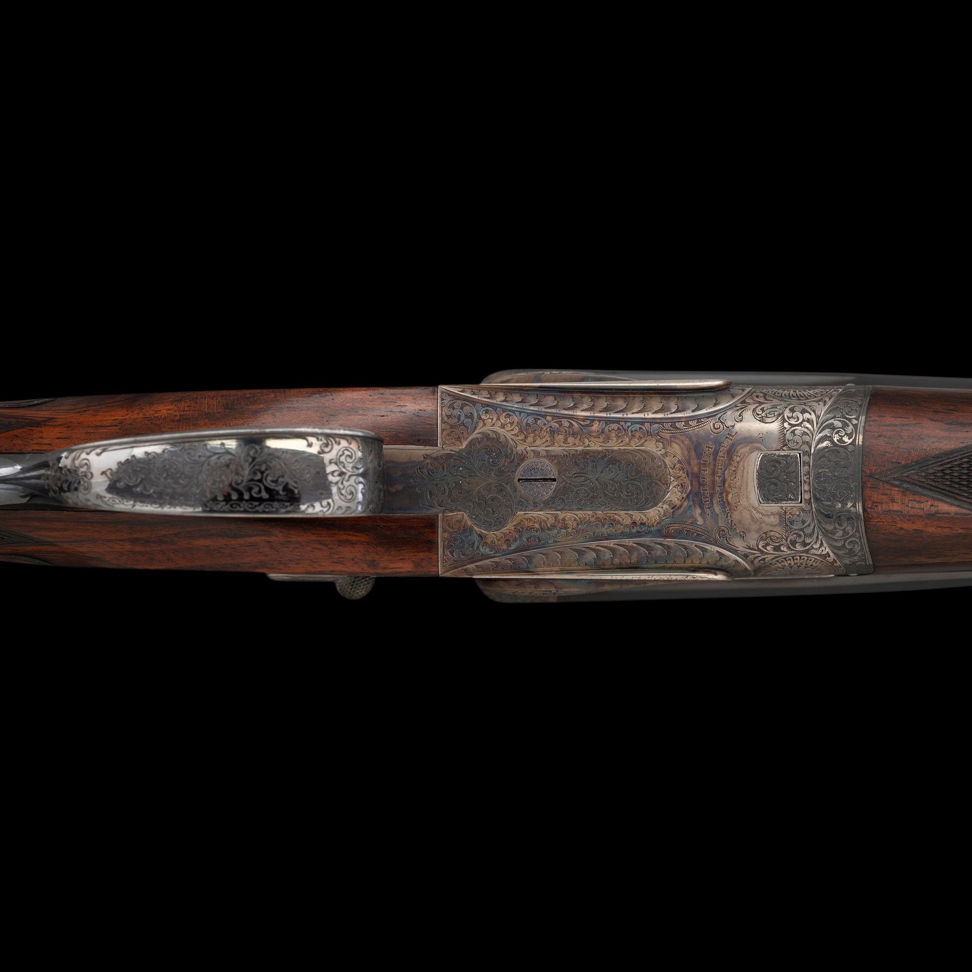 **Holland & Holland Royal Hammerless Full Side Lock Ejector Double Rifle in .240 Flanged with Case and Accessories