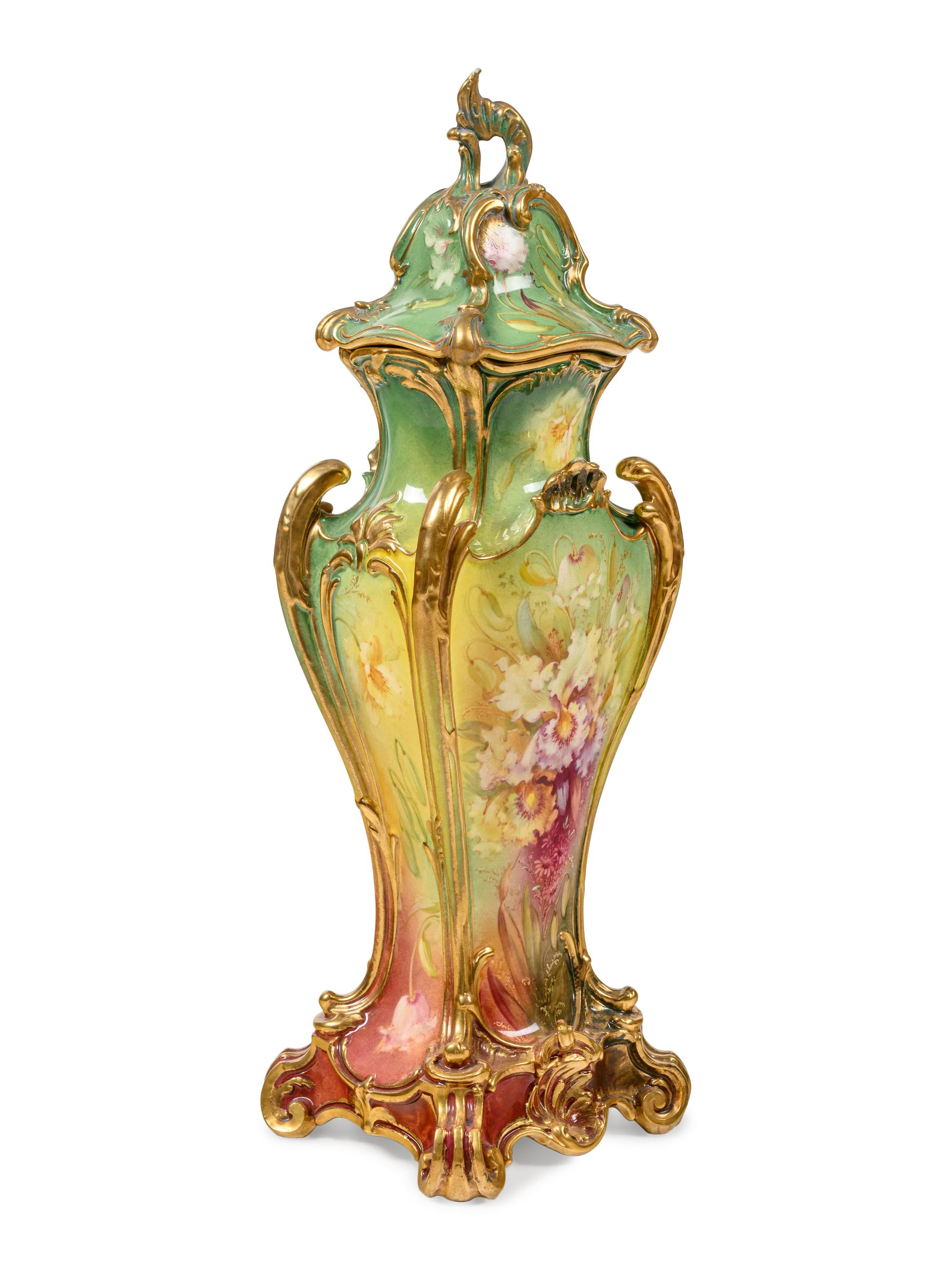 A Royal Bonn Porcelain Covered Vase