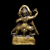 A Tibetan Copper Alloy Figure of Vajrapani, 16th/17th Century 十六/十七世紀 西藏銅金剛手菩薩