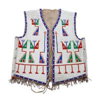 Sioux Beaded Hide Vest