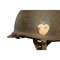 WWII Helmet Attributed to Paratrooper George Fatzer - 101st Airborne