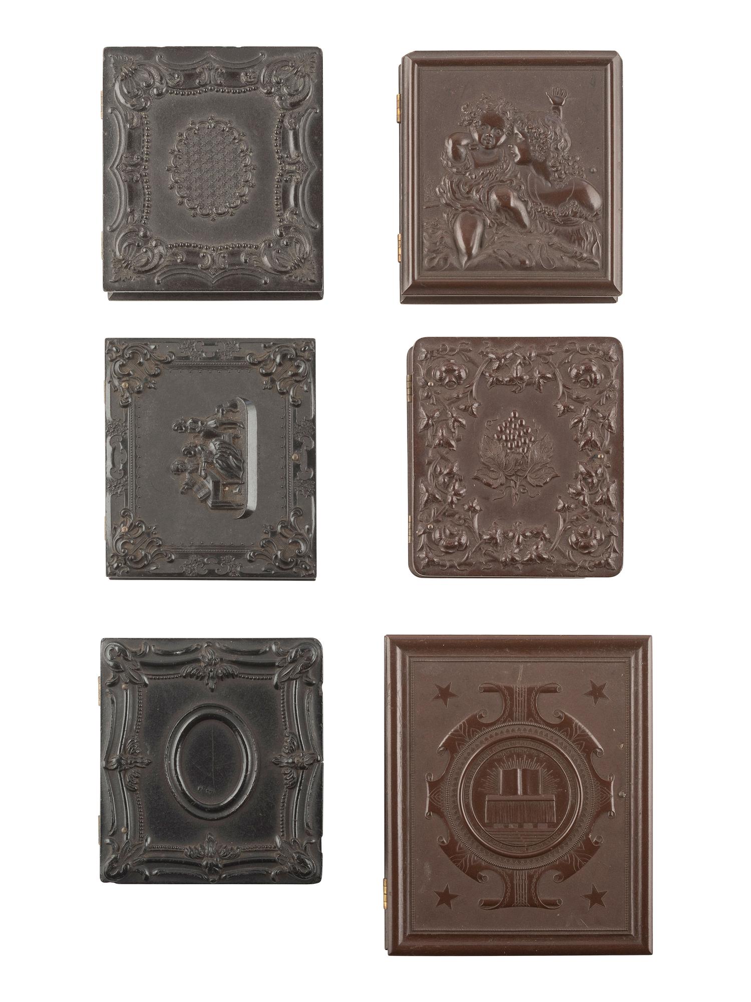 [EARLY PHOTOGRAPHY]. 34 assorted images housed in mostly Union cases.