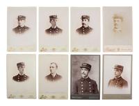 [EARLY PHOTOGRAPHY - OCCUPATIONAL]. A group of 17 cabinet cards of firefighters, most from Schenectady, NY, including: