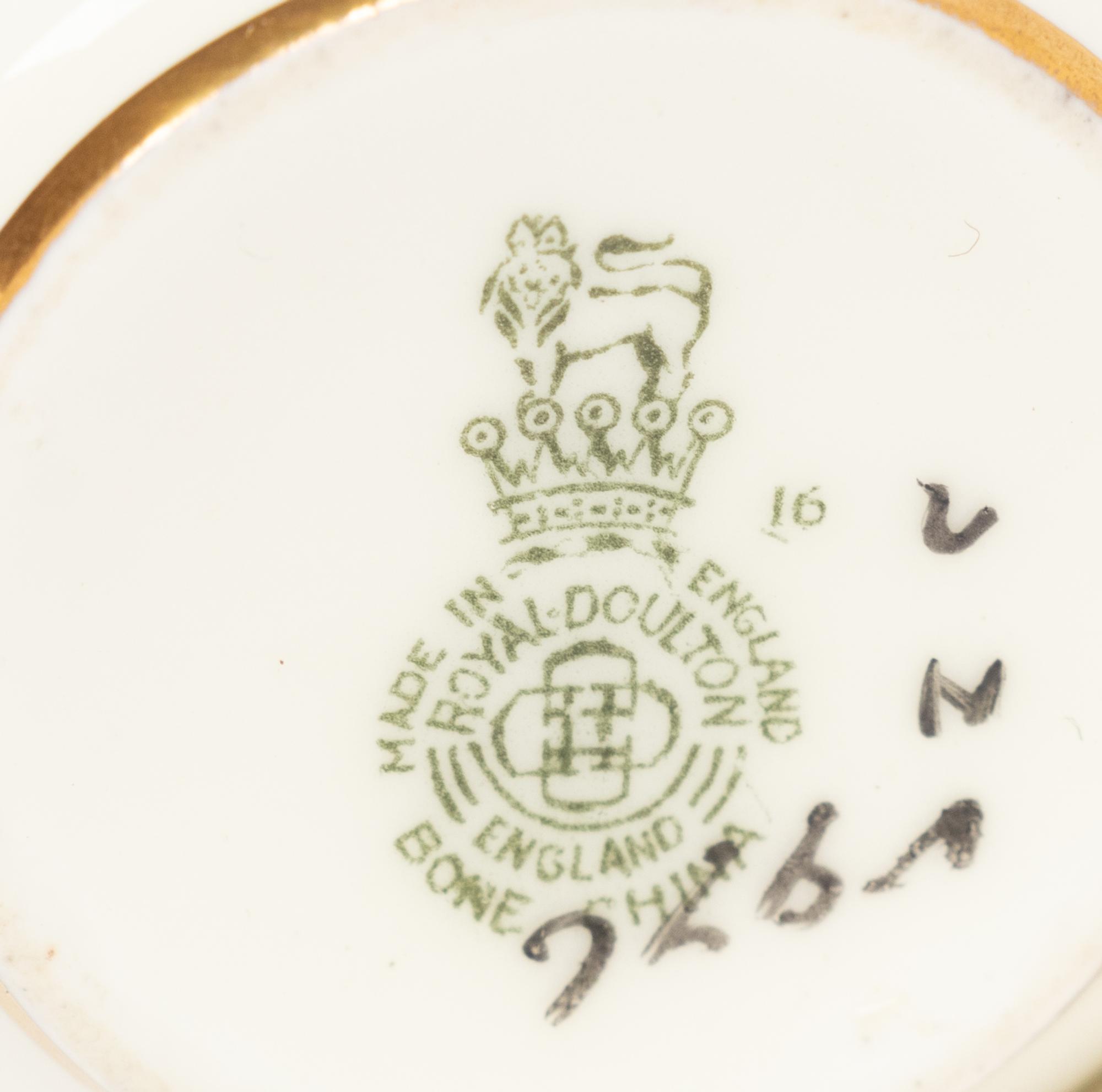 Five Porcelain Cups and Saucers