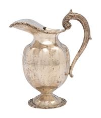 A Silver Water Pitcher