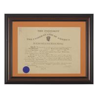 [Presidential] Taft, William H. Signed military commission