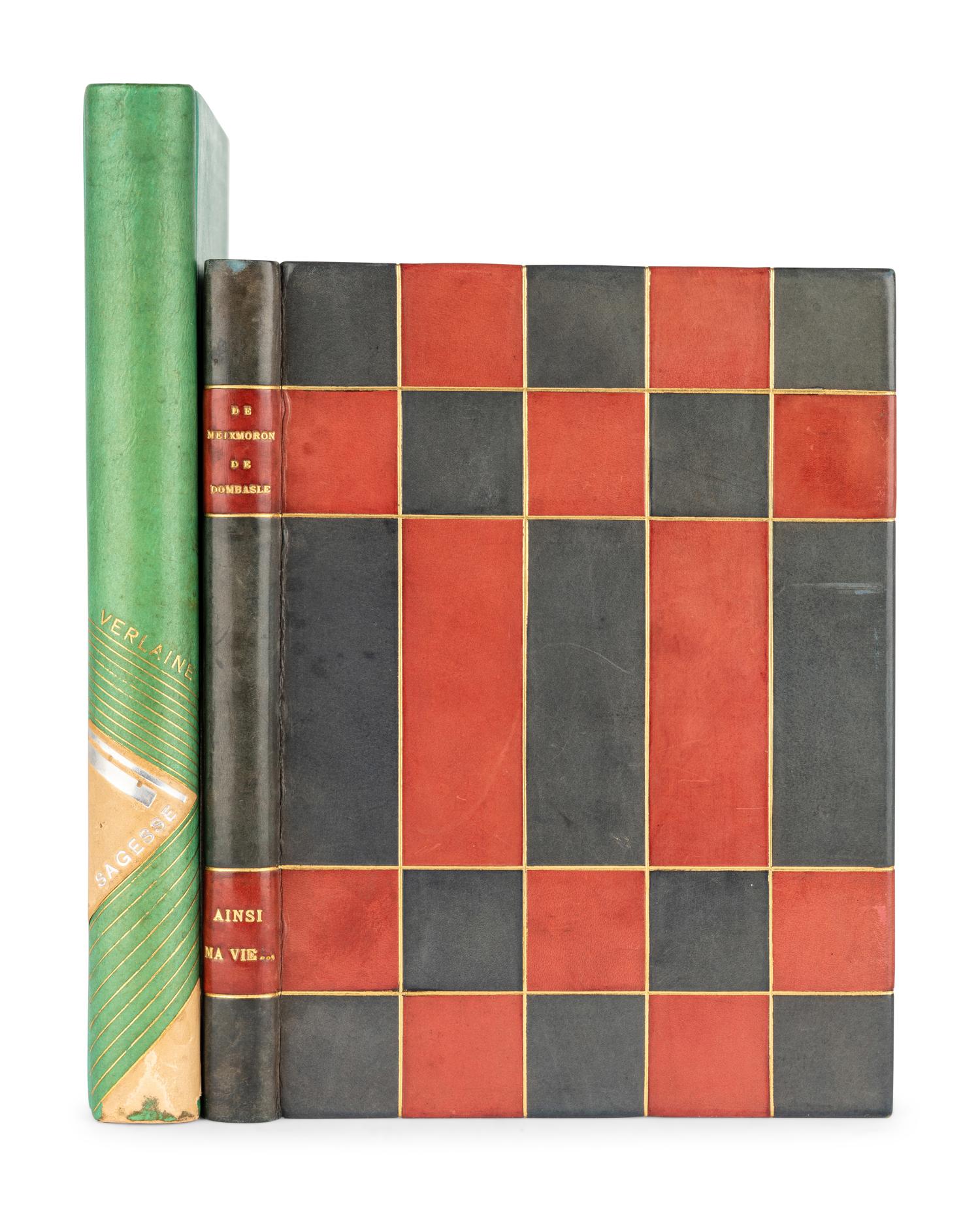 [BINDINGS]. 2 works in 20th-century French bindings, comprising: