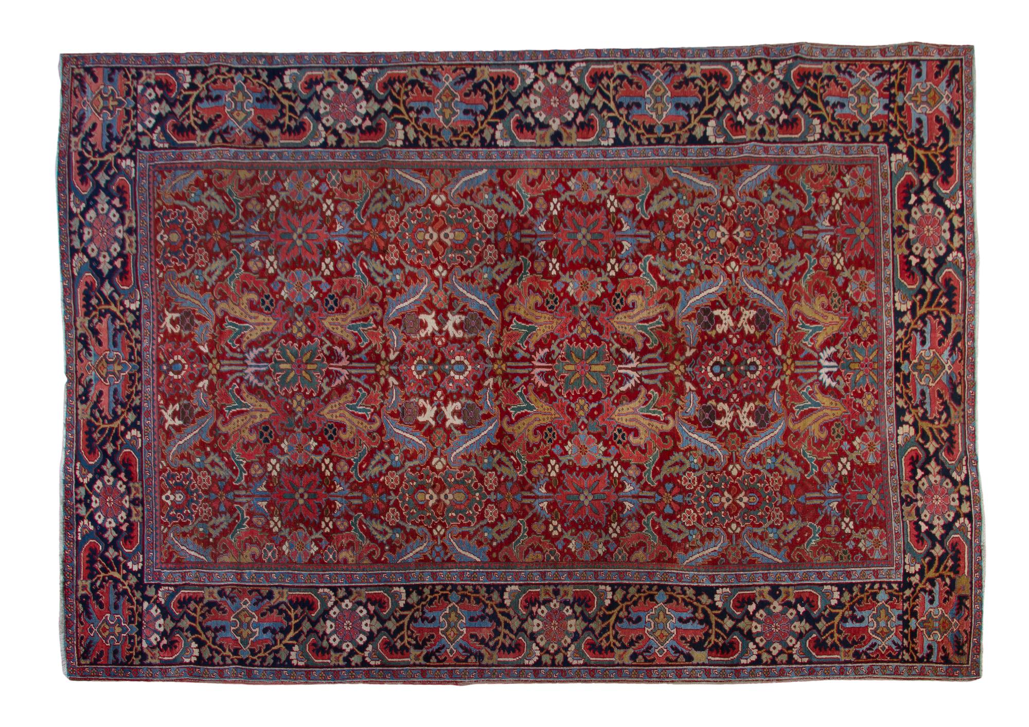 A Heriz Wool Rug, 11 feet 6 inches x 8 feet 3 inches.