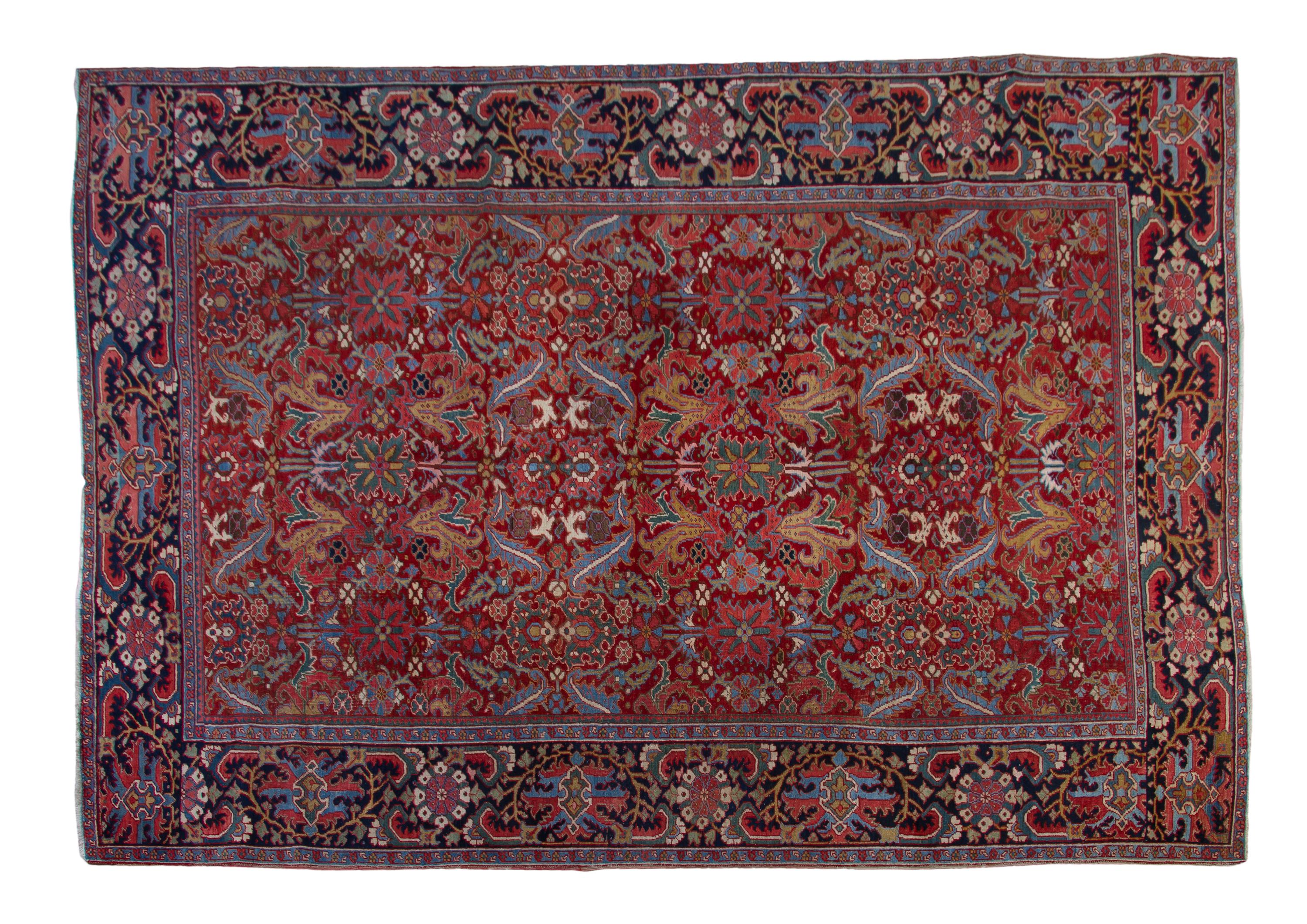 A Heriz Wool Rug, 11 feet 6 inches x 8 feet 3 inches.