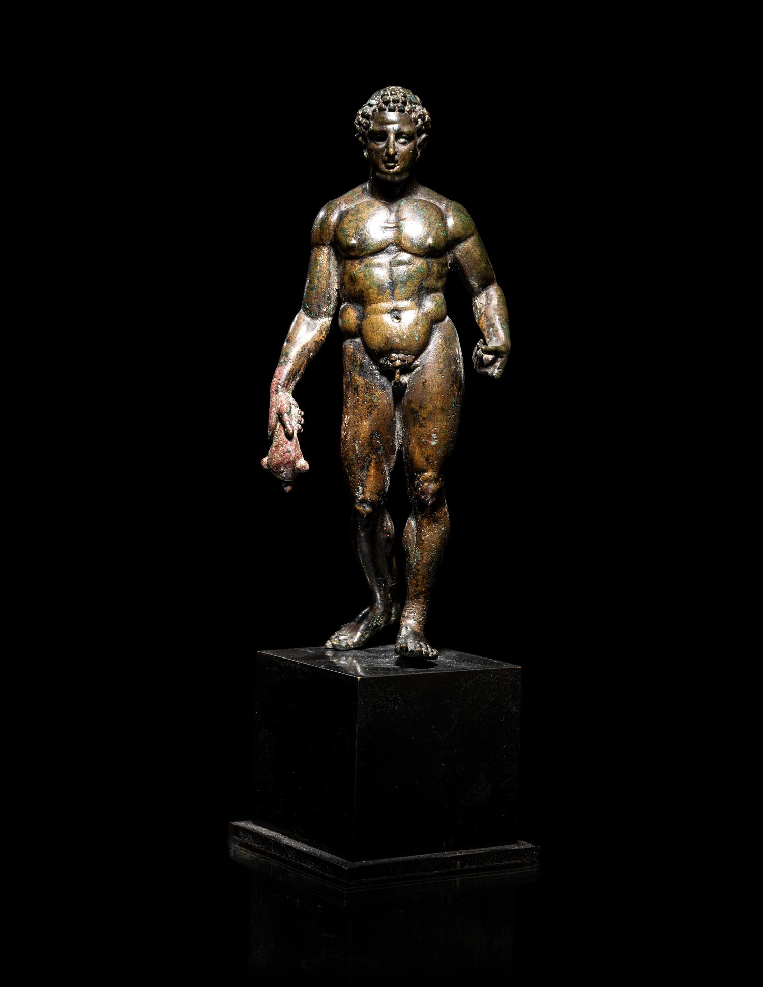 A Hellenistic Bronze Hermes with Silver Inlay