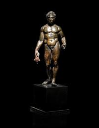 A Hellenistic Bronze Hermes with Silver Inlay