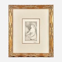 Pierre-Auguste Renoir (French, 1841-1919) Baigneuse Assise (Seated Bather)