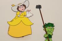 Green Giant Sprout TV Commercial Production Cel and Animation Drawing.