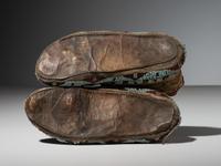 Sioux Beaded Hide Moccasins
