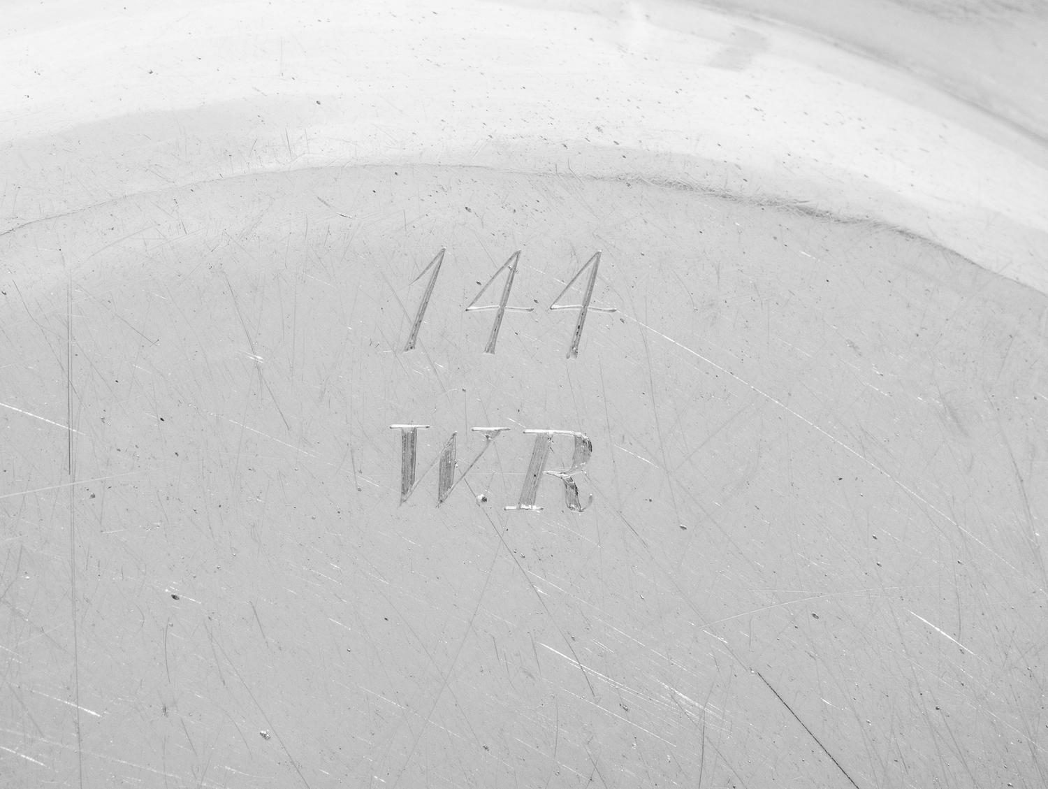 A Set of Ten George III Silver Dinner Plates