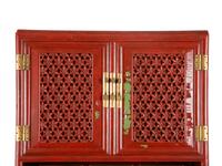 A Chinese Style Carved and Painted Cabinet on Chest — 20TH CENTURY