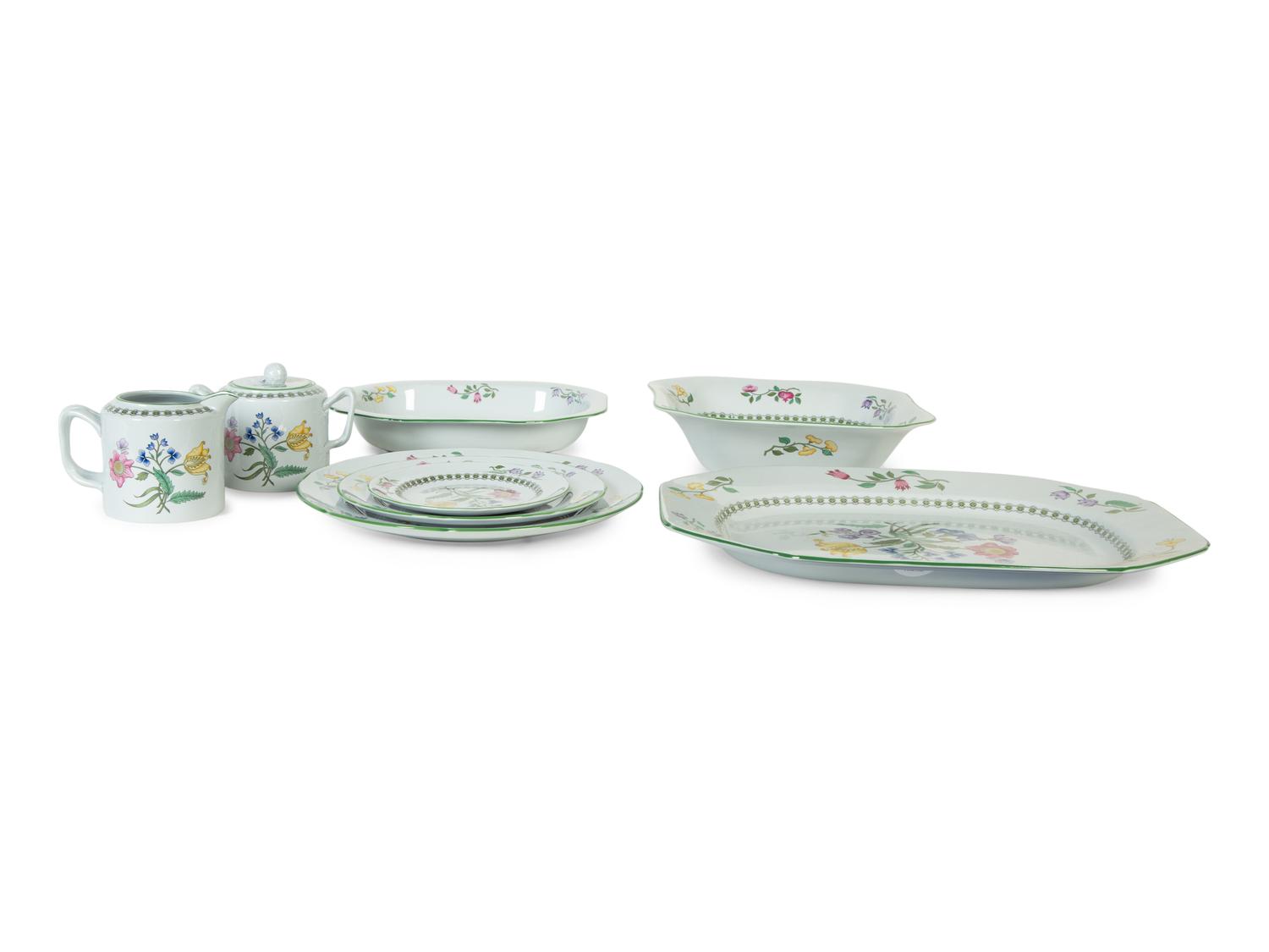 A Spode Porcelain Dinner Service
