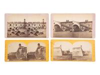 [CIVIL WAR]. A group of 12 stereoviews of Fort Marion.