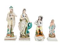 Three Staffordshire Figures