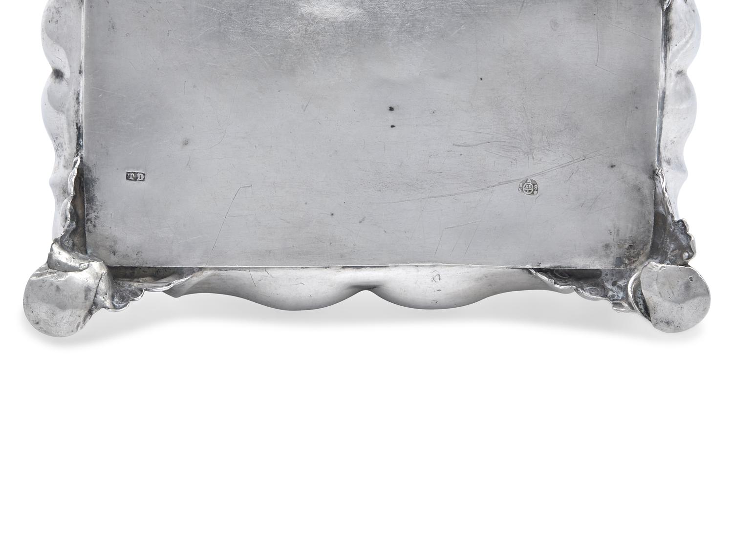 An Austrian Silver Sugar Box