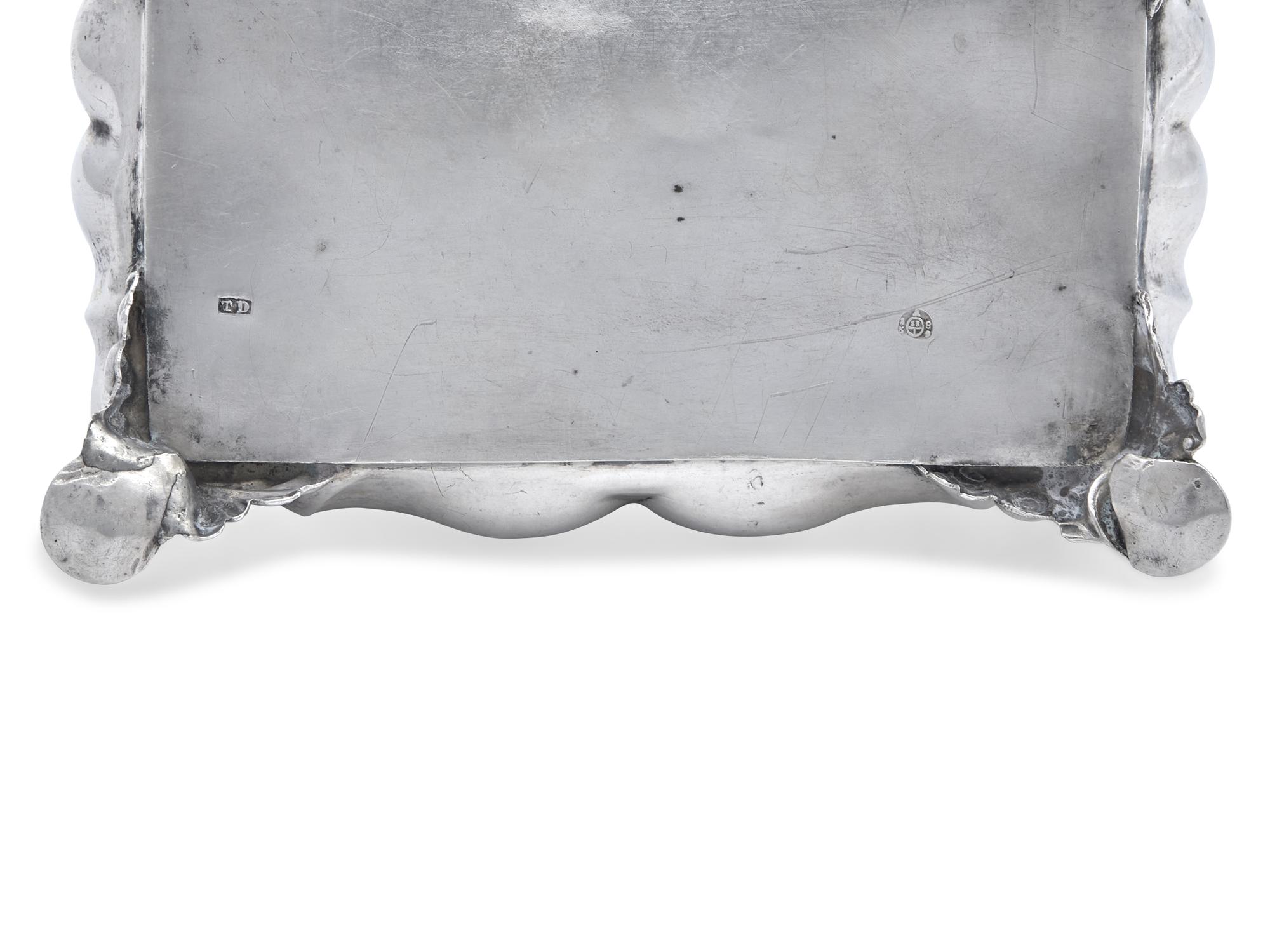 An Austrian Silver Sugar Box