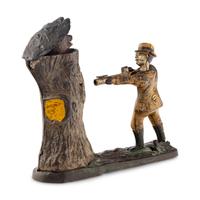 A Teddy and the Bear Mechanical Bank