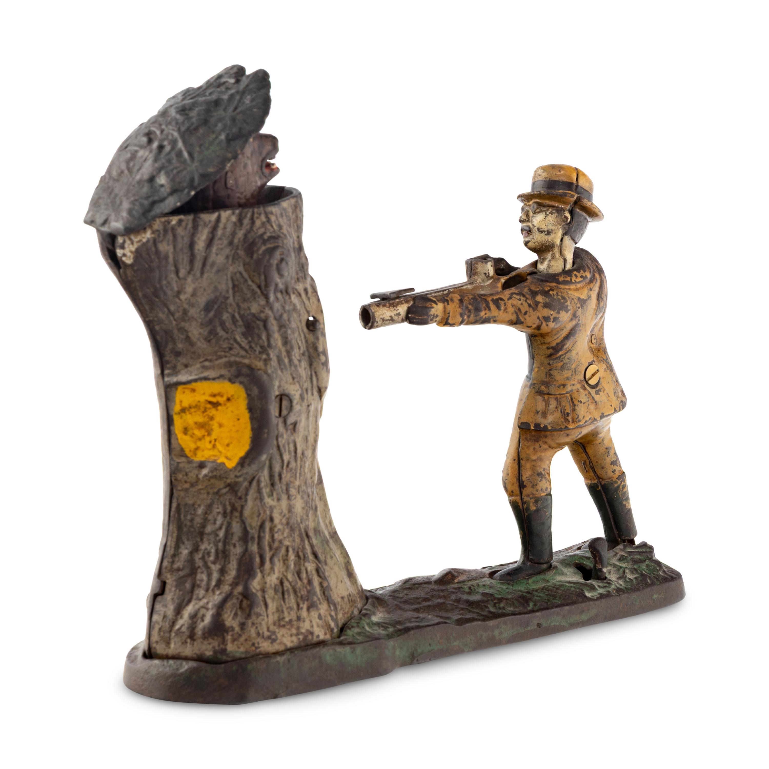 A Teddy and the Bear Mechanical Bank
