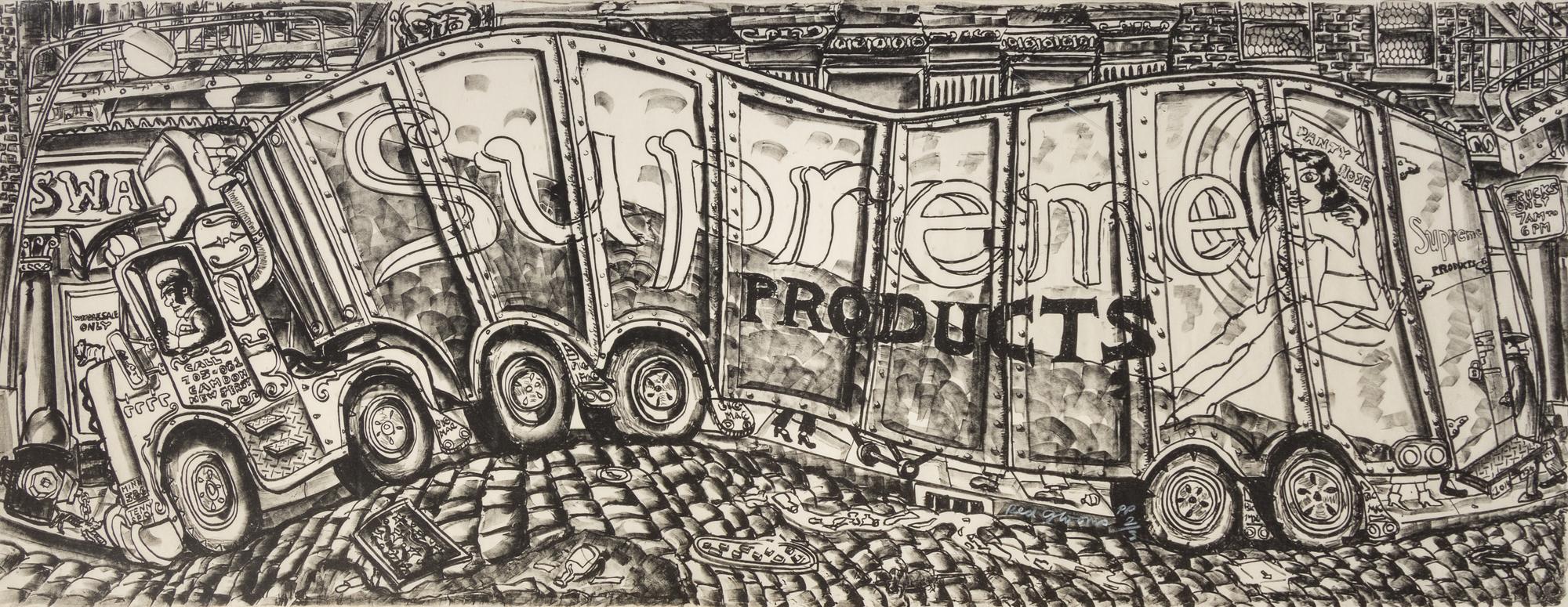 Red Grooms, (American, b. 1937), Truck, 1980
