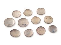 Engraved Silver Medallions