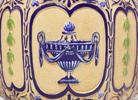A Spode Caneware Enamel Decorated Teapot, UK, circa 1790-1800