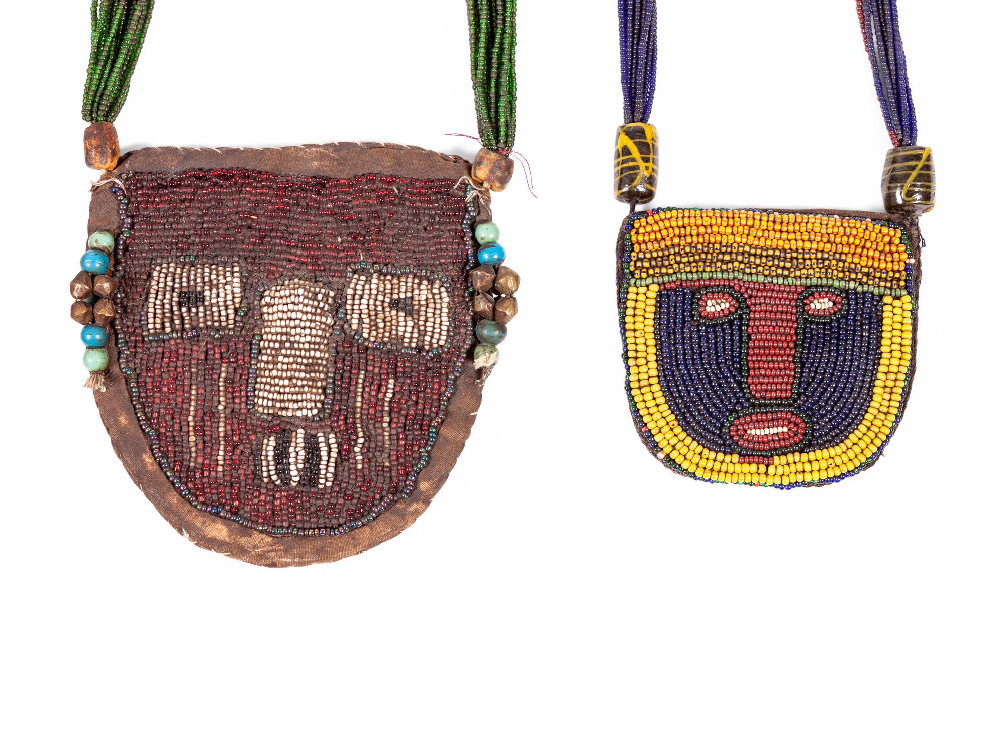 African Beaded Necklaces and Zulu Hat