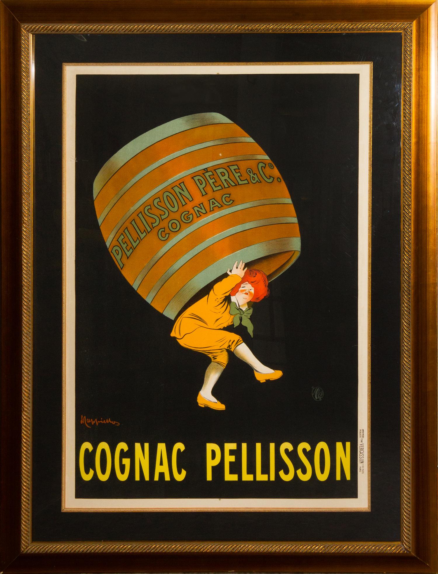 Leonetto Cappiello, (Italian, 1875-1942), Cognac Pellison
