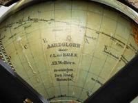 A Dutch Pressed Metal Lithographic Table Globe