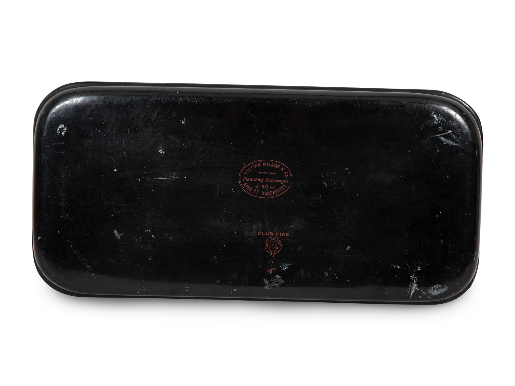 An English Gilt Decorated Papier Mache Tray
