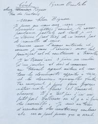 [ARTISTS]. A group of 3 manuscripts, comprising: