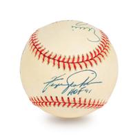 A Multi Signed Chicago Cubs Hall of Fame Autograph Baseball (Beckett Authentication Services BAS Certified),