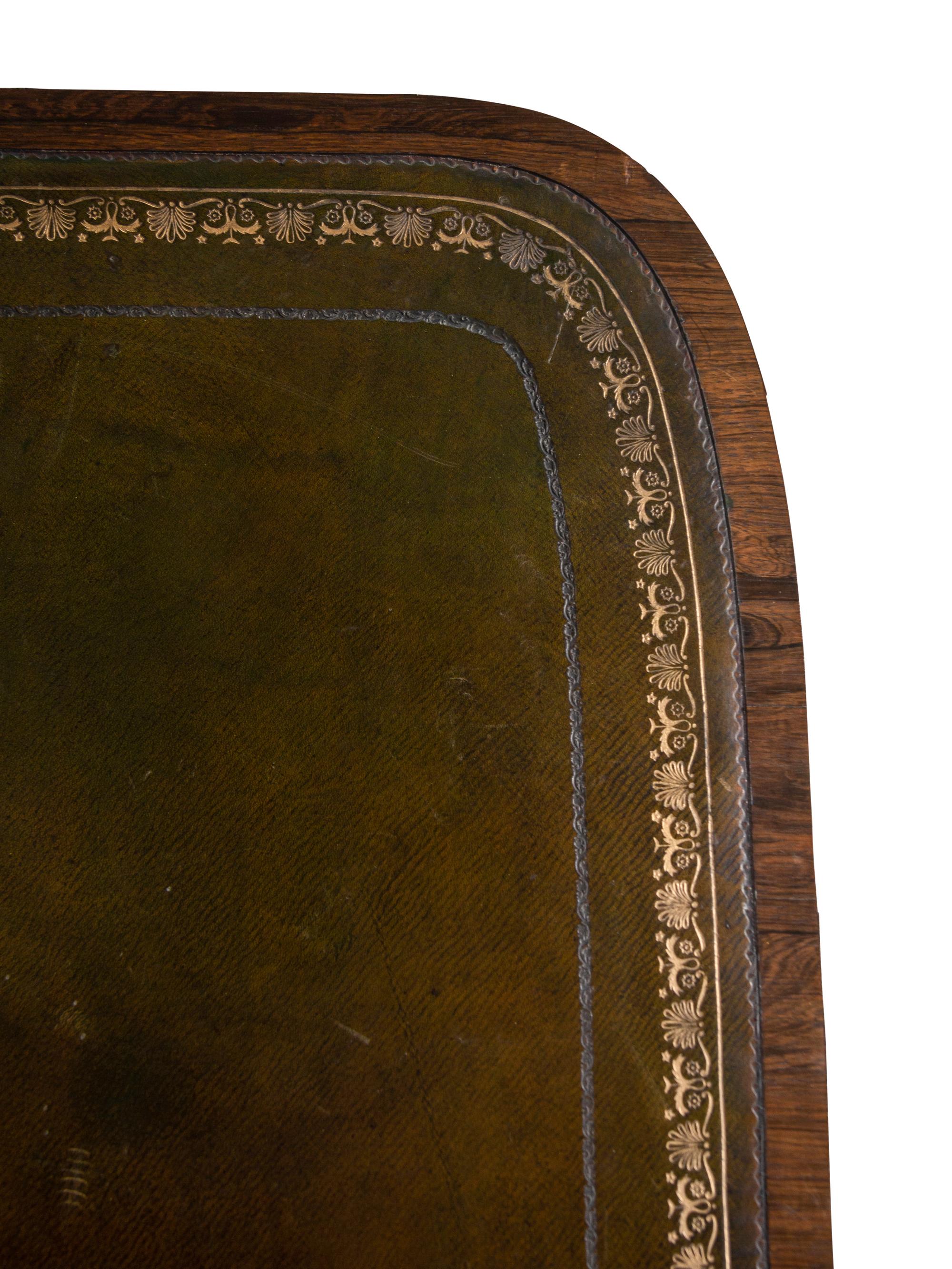 A Regency Rosewood Writing Table
