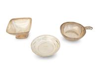 Three American Silver Nut Bowls — Various Makers, 20th Century