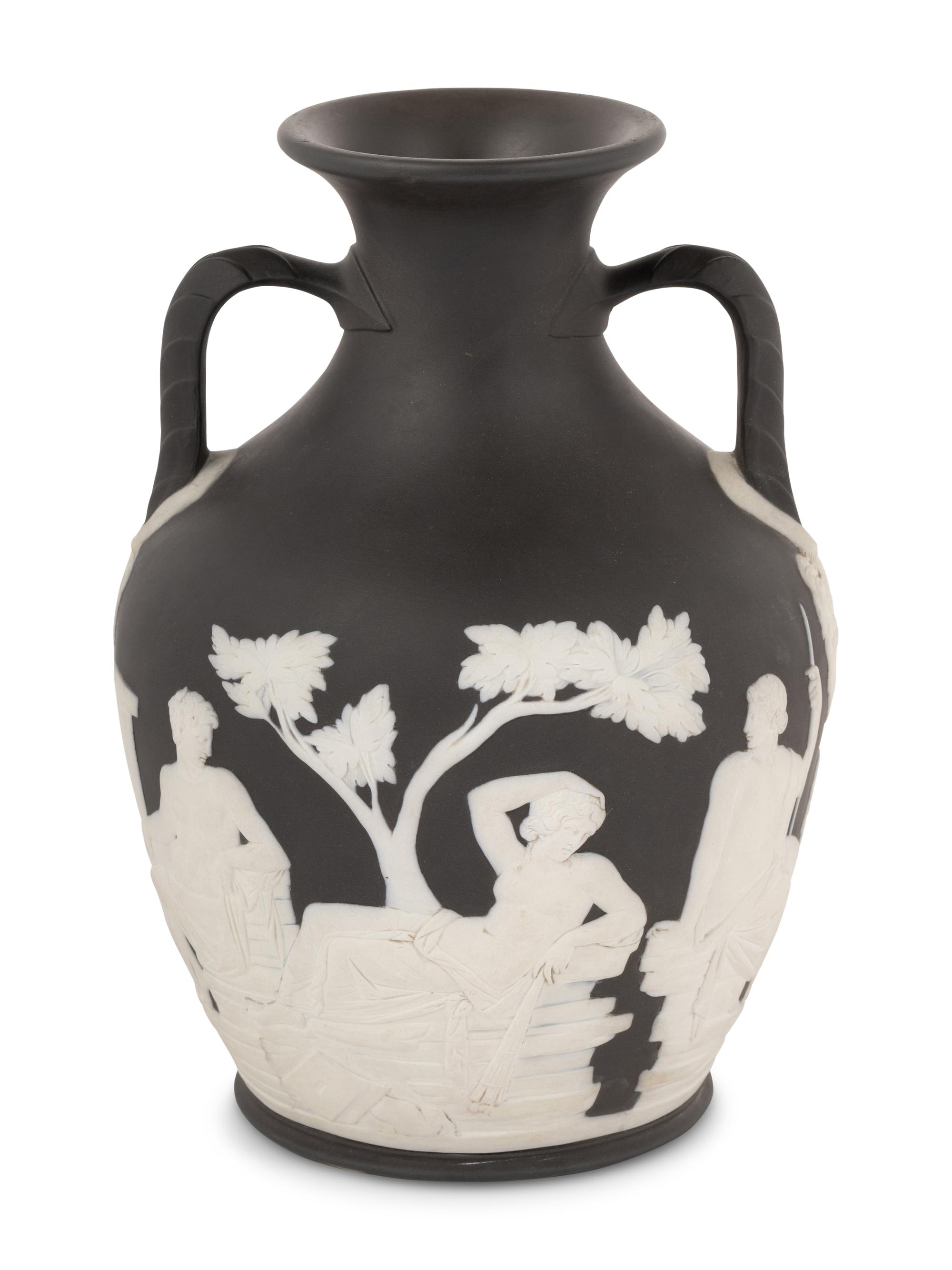 A Wedgwood Jasperware Model of the Portland Vase