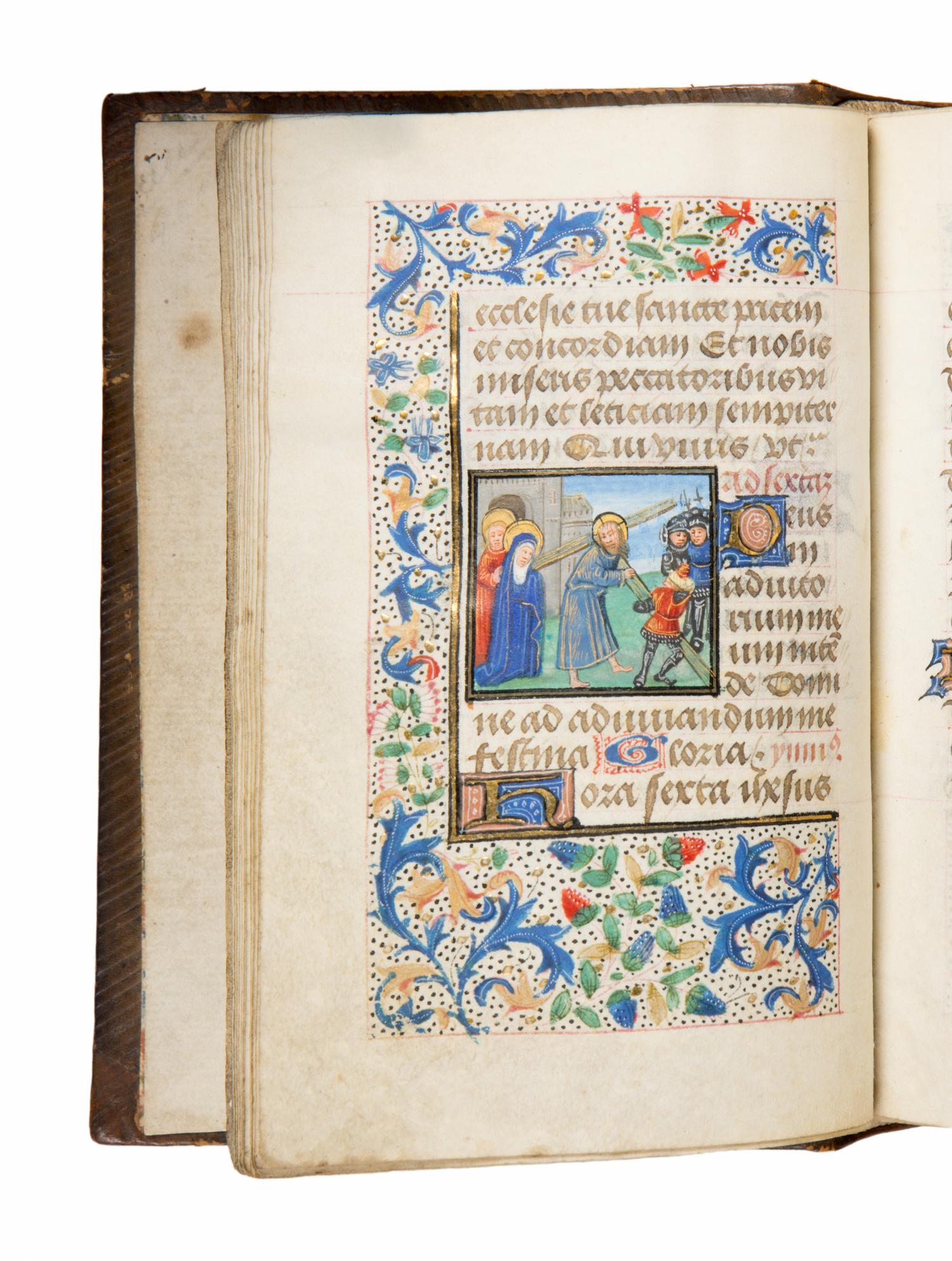 FOLLOWER OF LOYSET LIÉDET (active 1448–1478) and THE MASTER OF EDWARD IV (active 1470–1490) with FOLLOWER OF WILLEM VRELANT (active 1454–1481) Book of Hours, in Latin, illuminated manuscript on parchment [Southern Netherlands, Bruges, c. 1480]