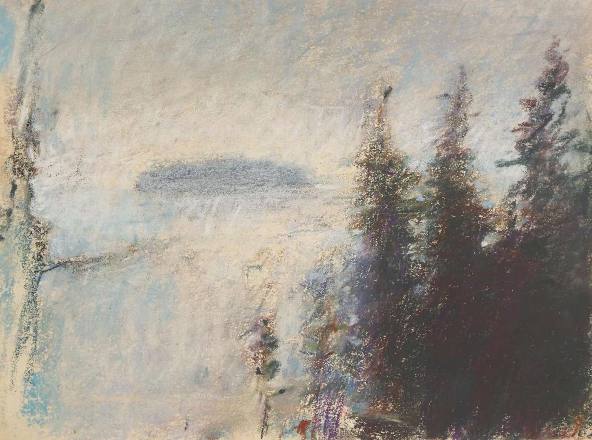 Wolf Kahn (American/German, 1927-2020) - Lifting Fog
