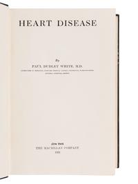 WHITE, Paul Dudley (1886-1973). Heart Disease . New York: The Macmillan Company, 1931.