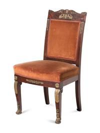 A French Gilt Bronze Mounted Mahogany Bureau à Cylindre