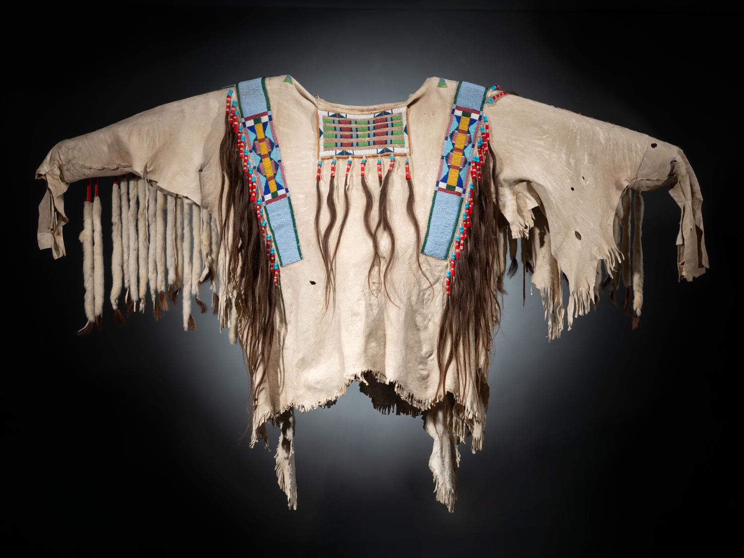 Apsáalooke Beaded Hide Shirt
